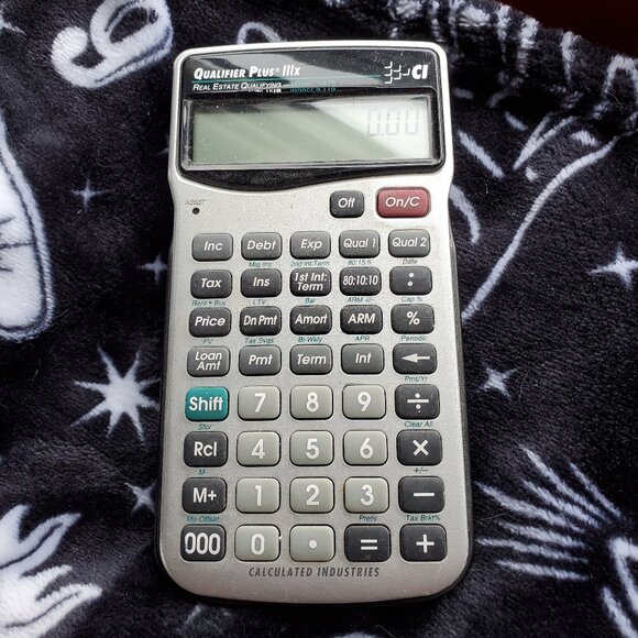 Calculated Industries Model 3415 Qualifier Plus IIIx Advanced RE Calculator - Picture 1 of 6